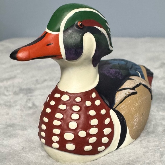 Pair of Vintage Avon 1984 Wood Duck Figure Collector Duck Series – Hand Painted - Picture 14 of 15